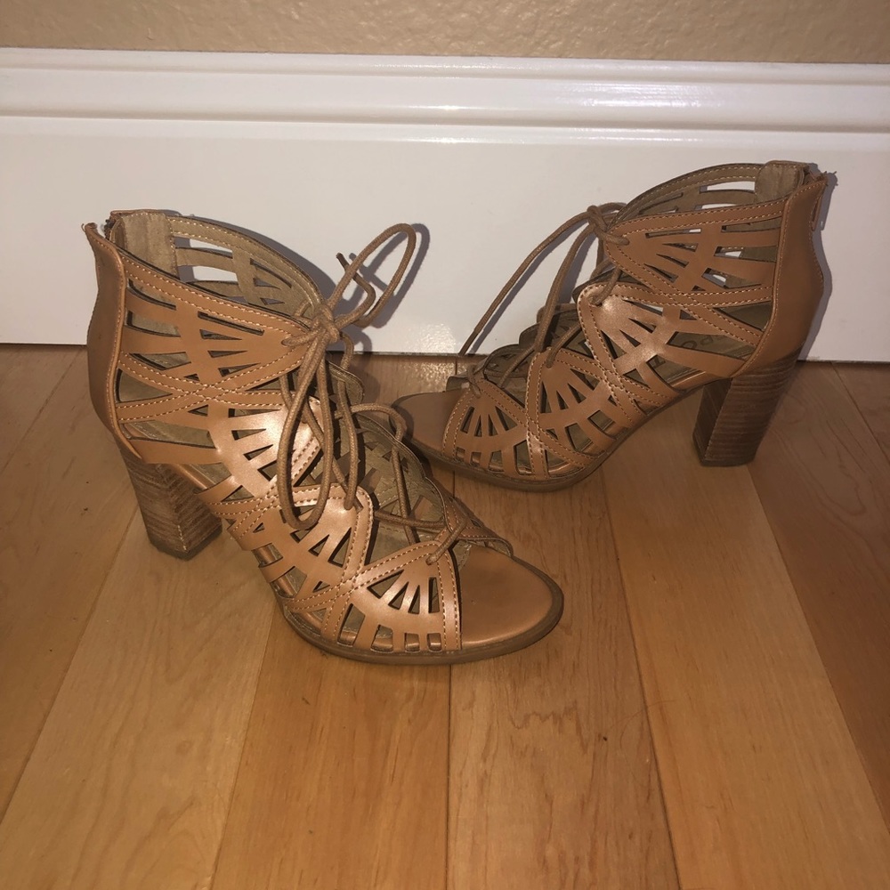 Lace up sandals